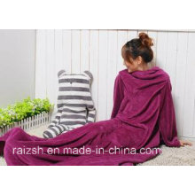 Cozy manta de lana con mangas / Snuggie